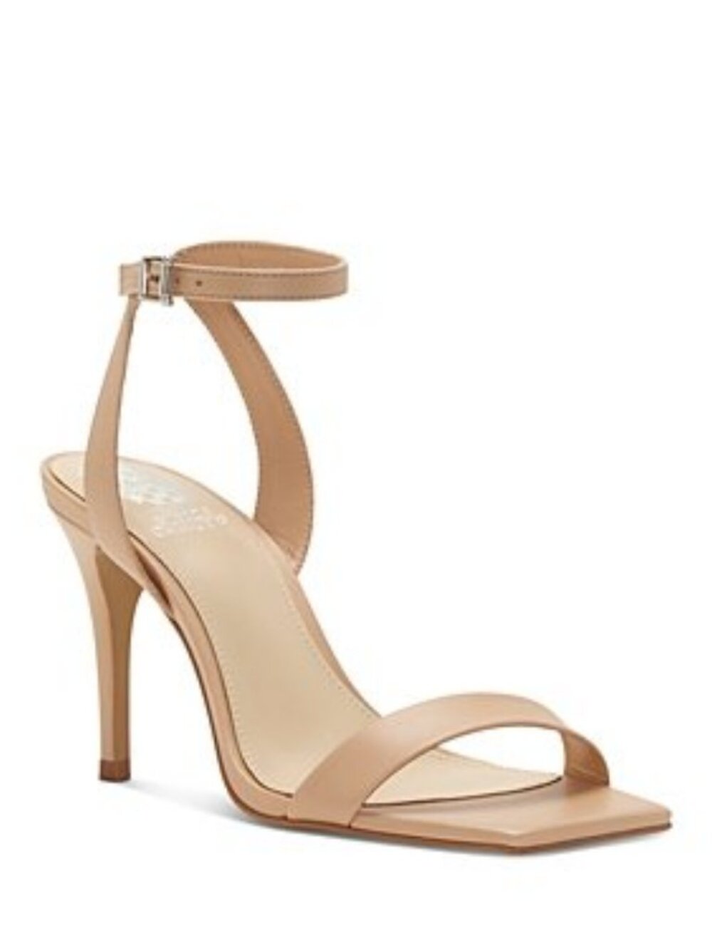Vince Camuto Saprenda 2 Sandstone Nappa Leather Ankle Strap Heels Size 8.5 M - Picture 9 of 10
